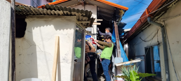 복지사각지대 해소를 위한 활동 모습