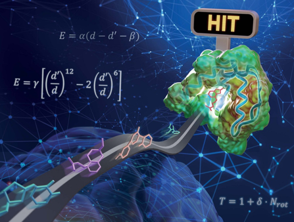 그림 2. Chemical Science 2022년 4월 13호의 표지(Inside front cover)로 선정된 그림.
