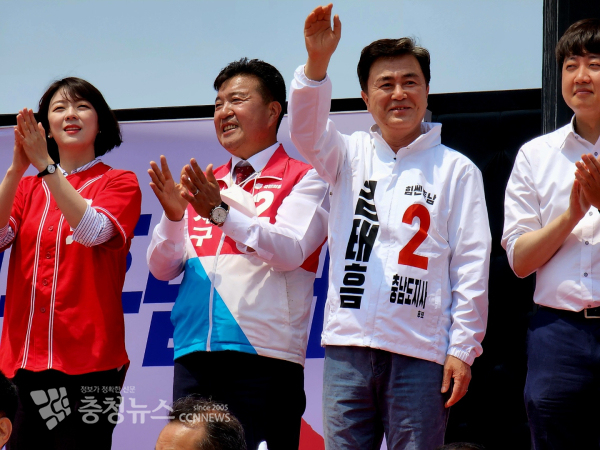 왼쪽부터 배현진, 최재구, 김태흠, 이준석/ 이성엽 기자