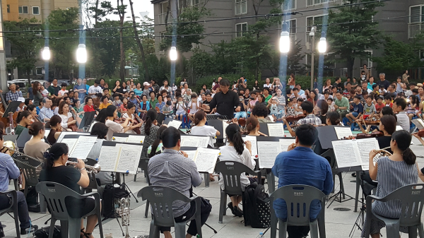 우리동네 음악회 2019년 공연 모습