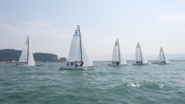 지난 2021 아시안컵 보령국제요트대회 경기장면