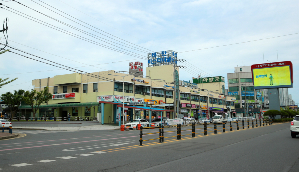 태안공영버스터미널 전경.