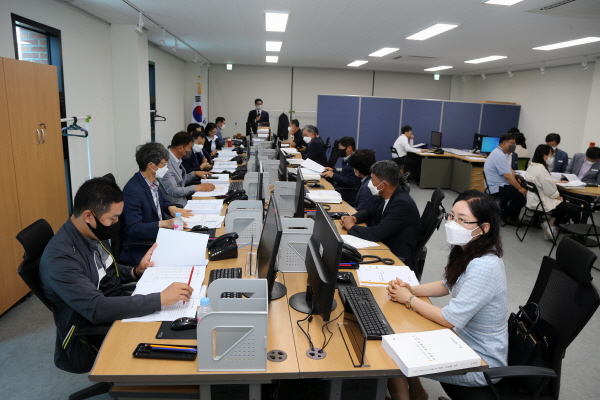 부서별 주요업무 보고회 모습