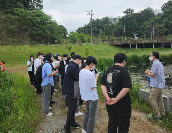 한국수자원공사 소옥천 생태습지 방문 기업탐방