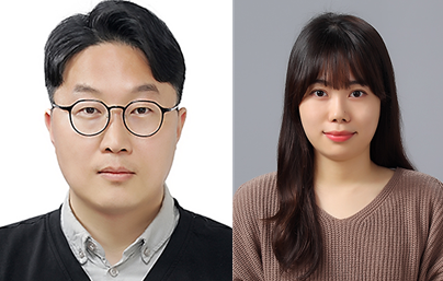 국립 한밭대학교 김정현 교수(왼쪽)와 송경은 대학원생