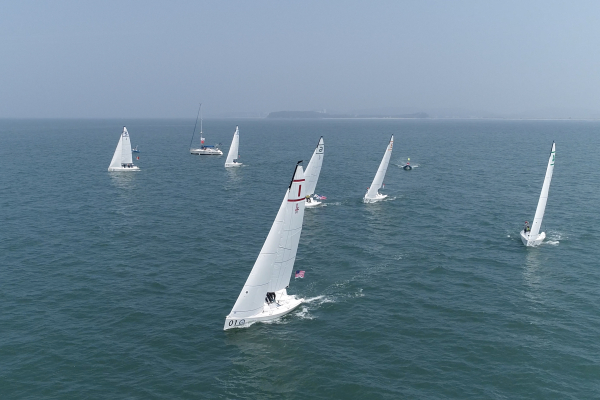 지난  2021 아시안컵 보령국제요트대회 경기장면