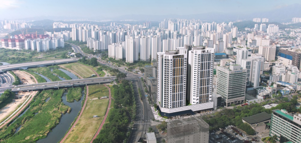 힐스테이트 유성 조감도