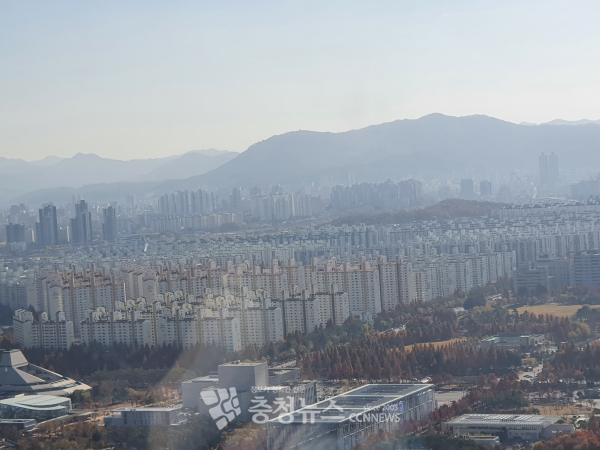 대전 둔산권 아파트 전경 (충청뉴스 DB)