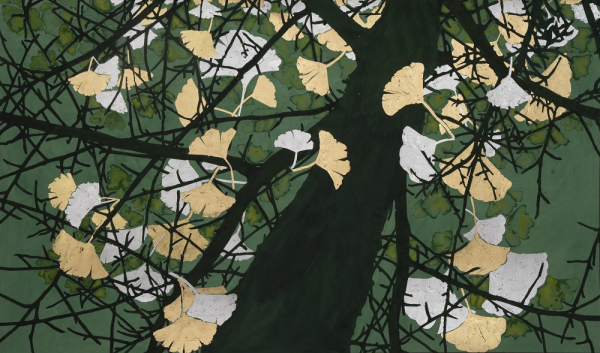 (이민방) 창경, 88x148cm, 숙선지에채묵,2021