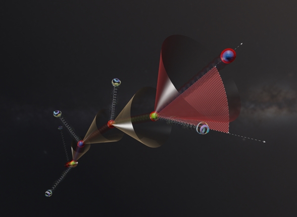 글루온을 방사하는 맵시쿼크와 데드콘