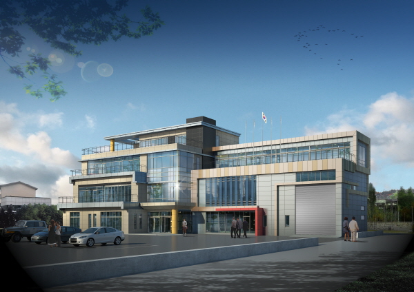 ㈜윤성ENG 갑동 신사옥 투시도.(㈜윤성ENG 제공)