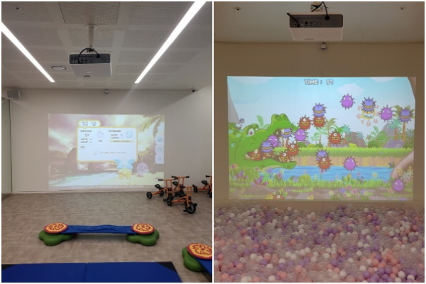 네이버 직장 어린이집 내 설치된 키즈마루 스마트누리터, 네이버 직장 어린이집 내 설치된 키즈마루 피치매직볼