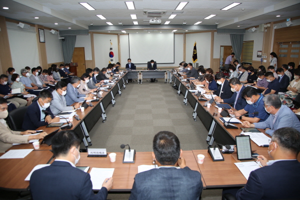 지난주 확대간부회의 모습