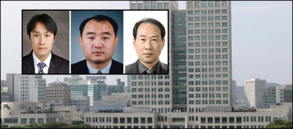 대전시 3급 부이사관 승진자. (왼쪽부터) 김영빈, 신용현, 장일순 서기관