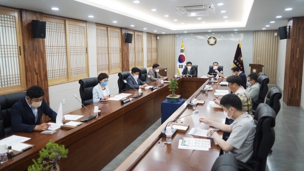 논산시의회-화요저널 기자간담회 모습