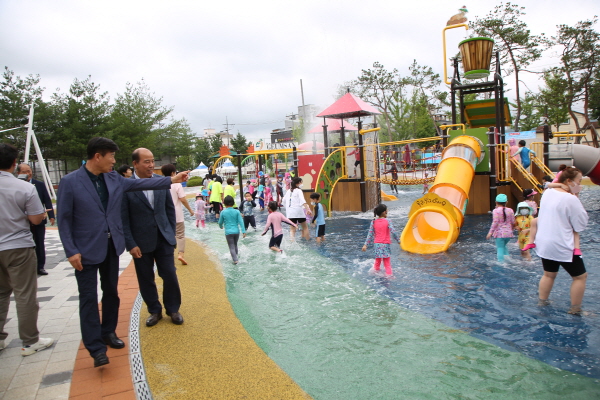 수림공원 개장식 모습