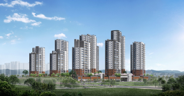 천안 부성지구 한라비발디 조감도