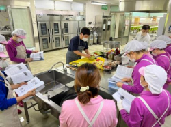 급식종사자 조리역량 강화 연수 모습