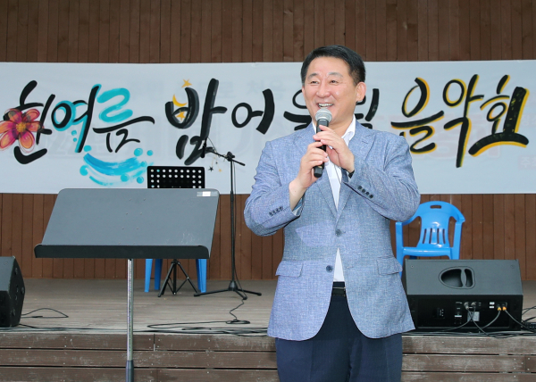 지난 23일 들말어린이공원에서 개최한 주민총회 장면