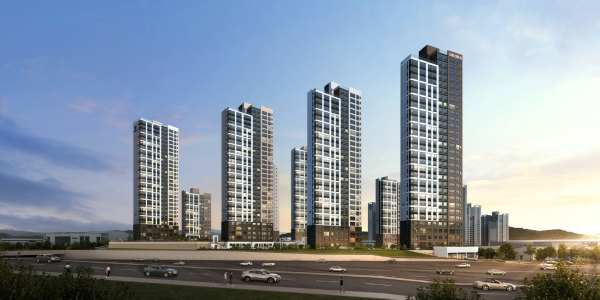 ‘유보라 천안 두정역’ 투시도.