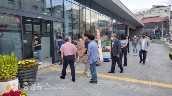 국가균형발전사업 현장평가 진행 모습.