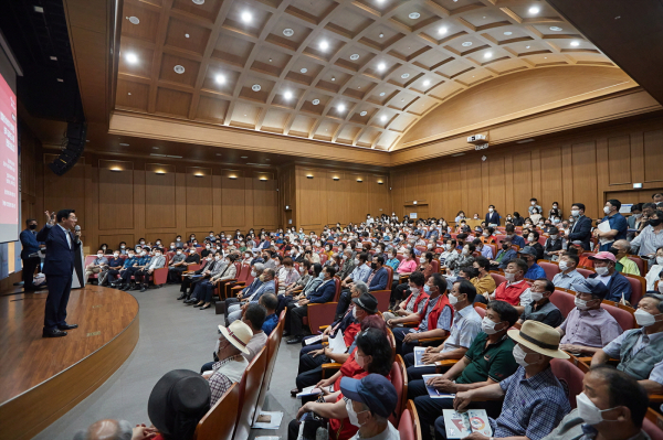 지난달 열린간담회 진행장면