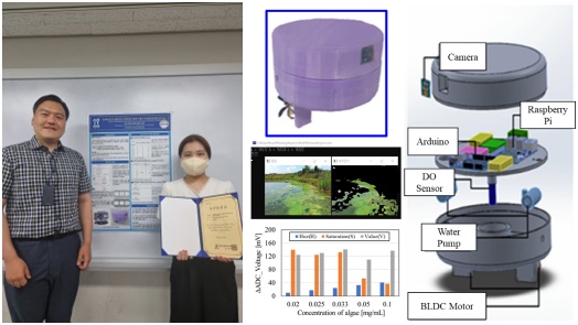백수황교수팀 우수논문상 수상 모습, 백수황교수 연구팀 연구관련 도식화자료