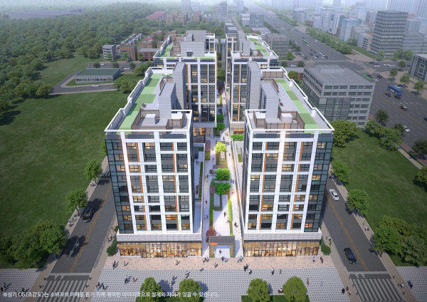 DL건설이 도안택지개발사업지구에 공급하는 ‘e편한세상 시티 도안’ 조감도