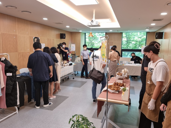 프리마켓 실시 모습