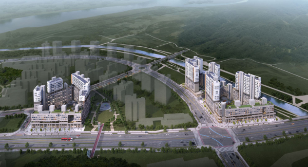 세종 4-1 리슈빌 디어반 H1·H2 통합조감도