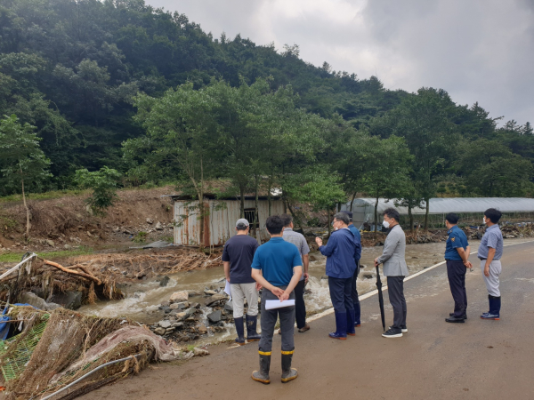 수색 현장 모습