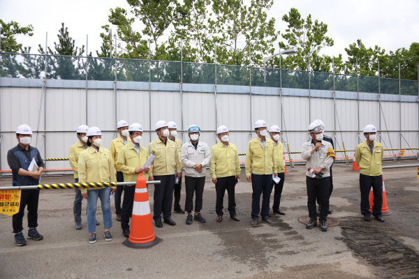 KCC 대죽4공장 철거공사 및 서해그린환경 소각시설 증설현장 방문