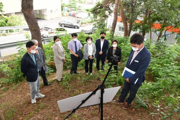 보령시의회 자치행정위 현장 방문 모습
