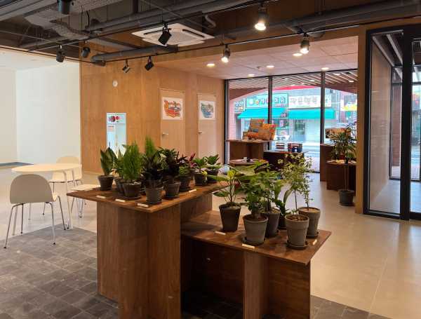 청자장 내부 전경