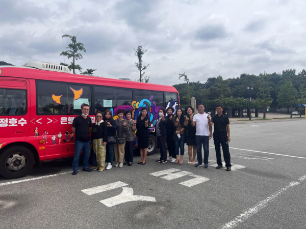 ‘달리는 아트밸리 순환버스 간담회’ 기념사진