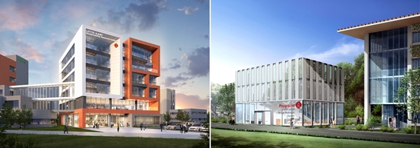 LOTTE-KAIST R&D센터· LOTTE-KAIST 디자인센터 건립 예상도