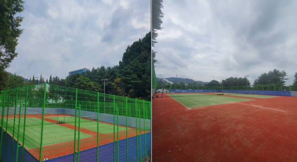 부강산단 근린공원 내 테니스장