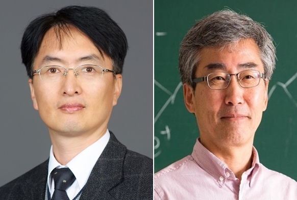 왼쪽부터 한국연구재단 나종주 소재부품단장, 이순칠 양자기술단장