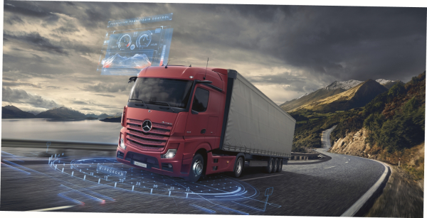 한국타이어 스마트플렉스 AH51을 장착한 메르세데스-벤츠  트럭