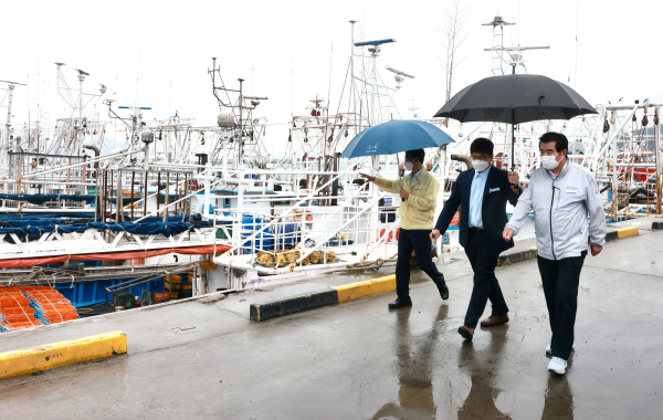 김동일 보령시장, 태풍 ‘힌남노’대비 사전 점검