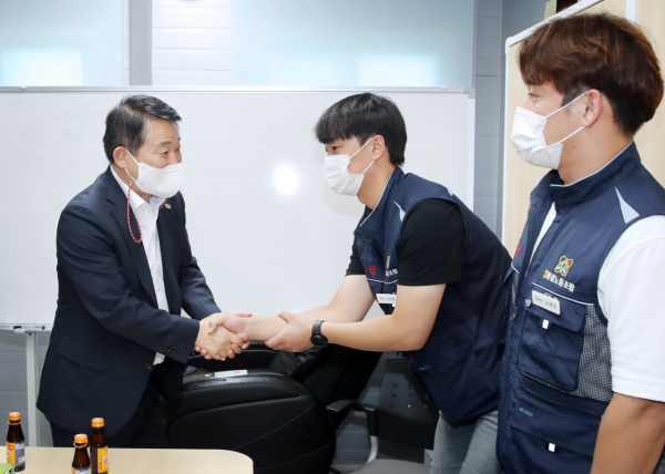 대전환경사업 지방자치단체조합 방문 장면