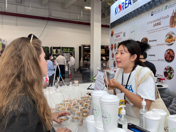 런던 식품박람회(SFFF2022) 한국관 현장 상담