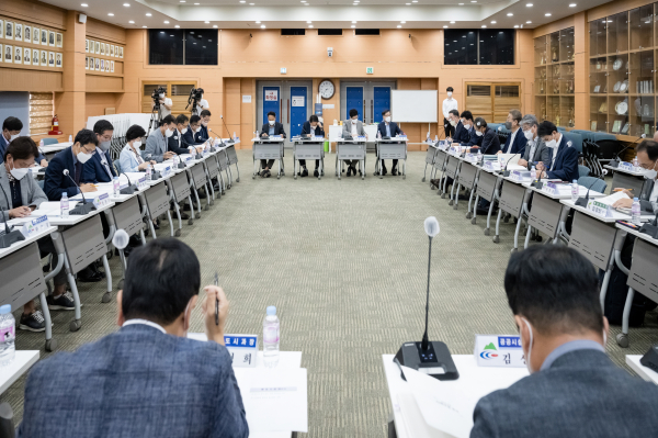 2023년도 시책구상 보고회 개최 모습