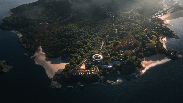 원산도 복합 해양레저관광도시 조감도