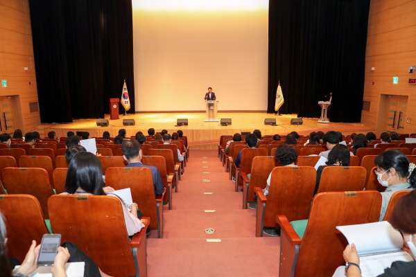 지역사회 보장계획 수립 관련 주민공청회 모습