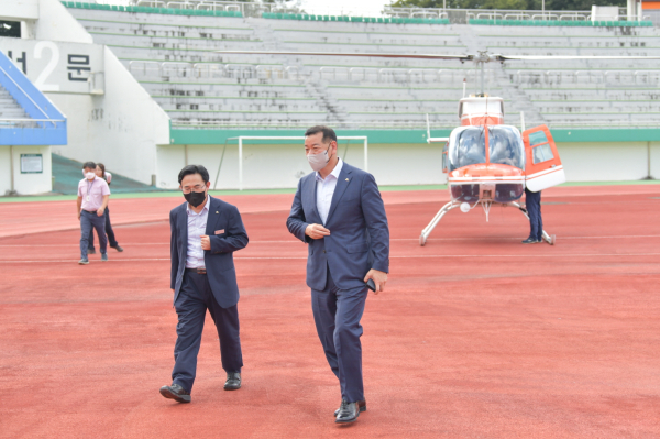 소나무재선충병 항공예찰 진행