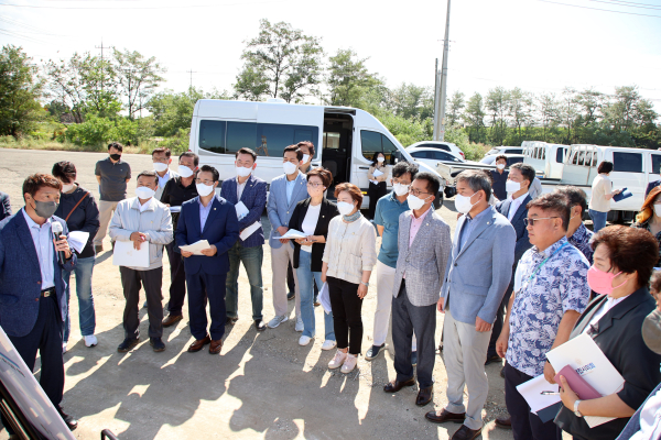 당진시의회, 행정사무감사를 앞두고 현장점검