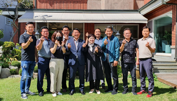 상인회 간담회 개최 장면