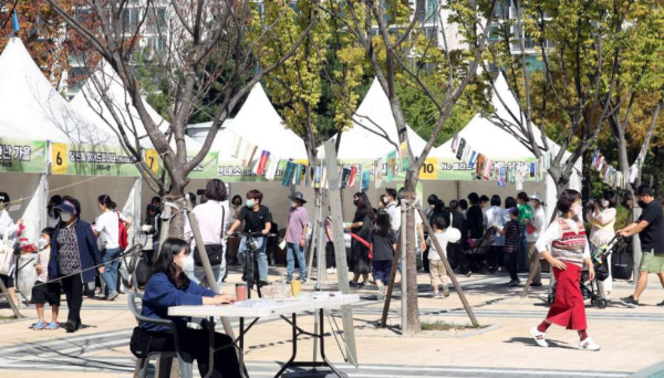 2022 서구 힐링 북 페스티벌 진행 장면