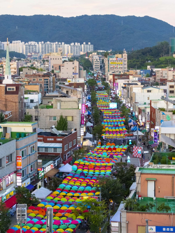 지난 맥주페스티벌 현장 거리모습